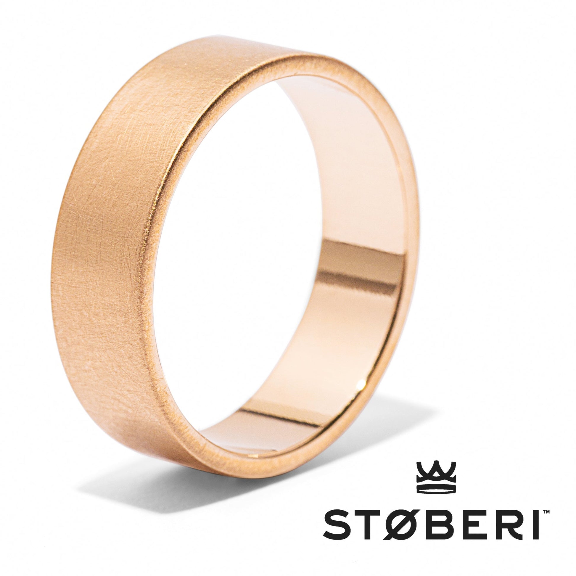 14k rose gold ring "Kaler" Couples Set
