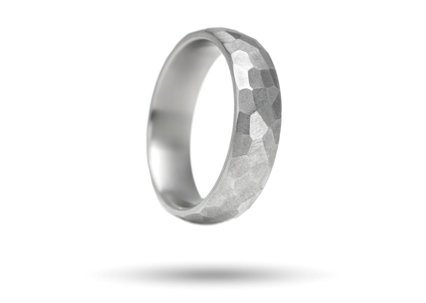 Custom "Charles" 14k Faceted Ring
