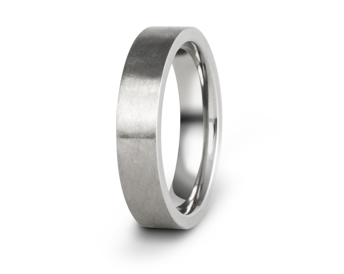 Custom "Brüns" Etched Titanium Ring 5mm