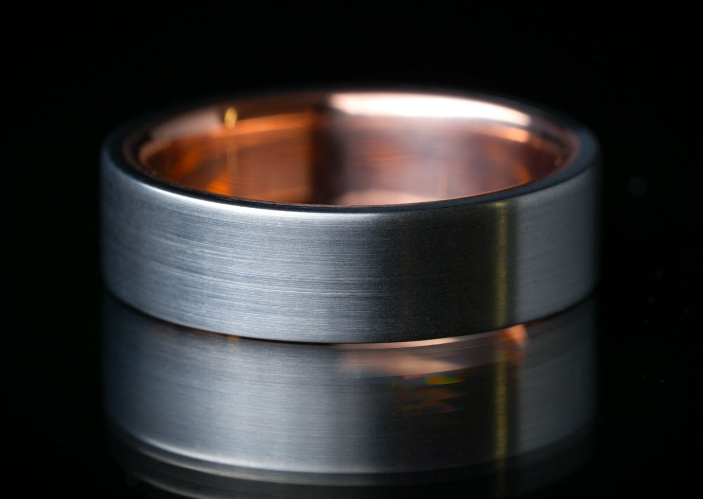 Custom "Klimt" Ring: Tantalum & Gold Rings