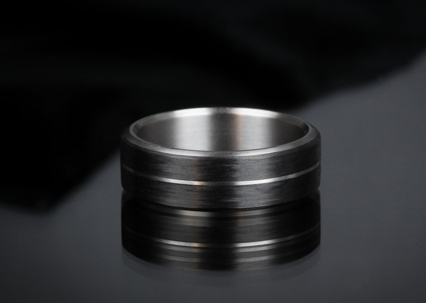 The Wyndom Carbon & Titanium Ring