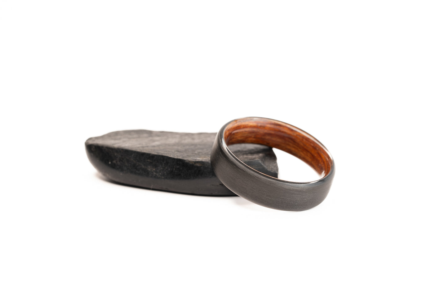 Size 8.5 Closeout Ring: "Utzon" Carbon x Rosewood