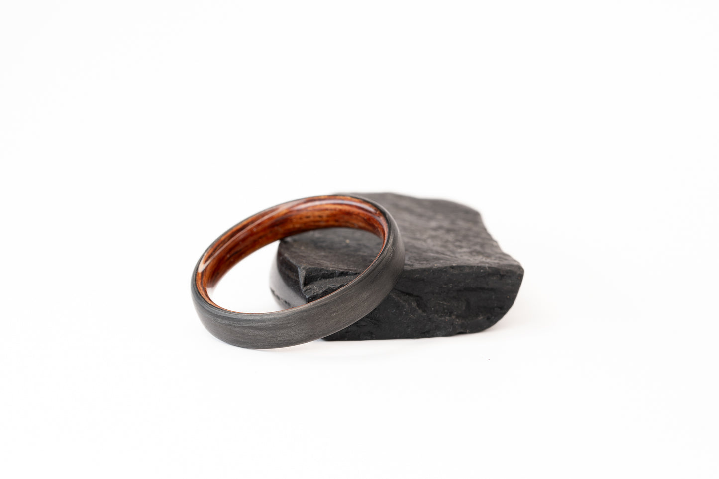 Size 8.5 Closeout Ring: "Utzon" Carbon x Rosewood