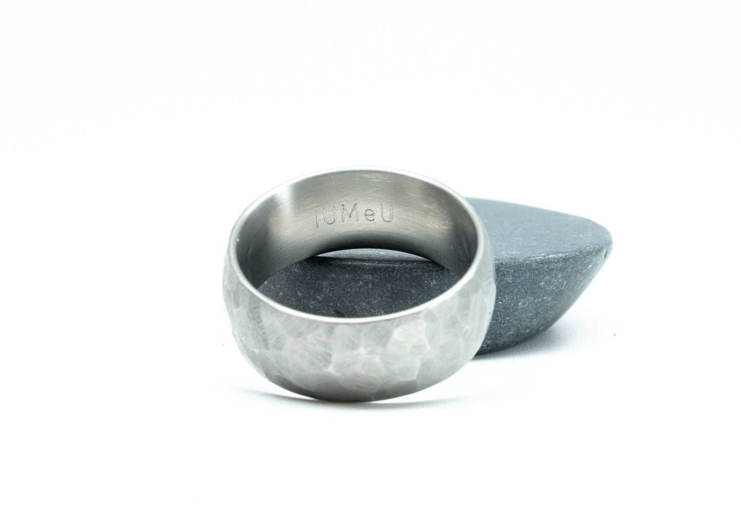 Size 9.0 Closeout Ring: 8mm "Charles" Titanium