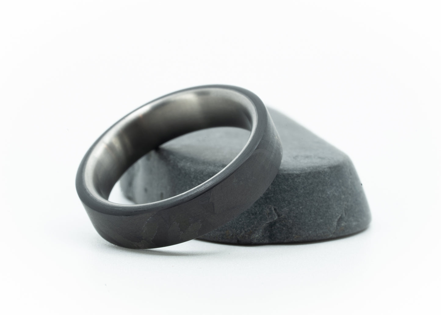Carbon & Titanium Prototype Ring: The Graham