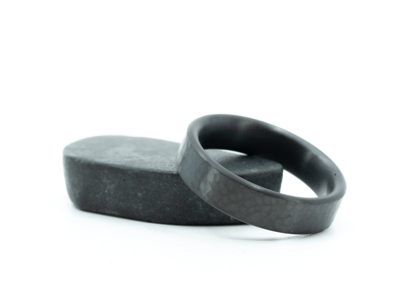 Size 12 Closeout Ring: "Quintin" Black Zirconium