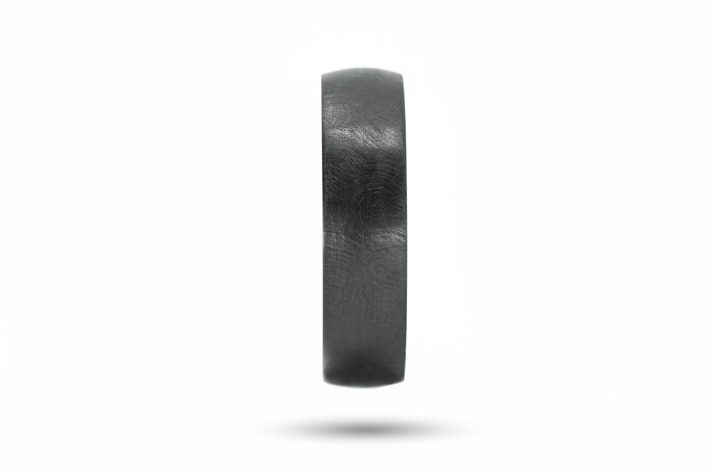 The Barkley Distressed Black Titanium Rings