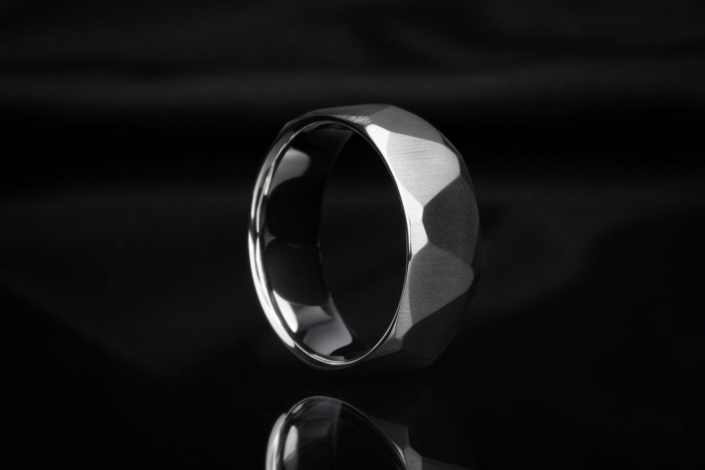 The Ghent Obsidian Titanium Rings
