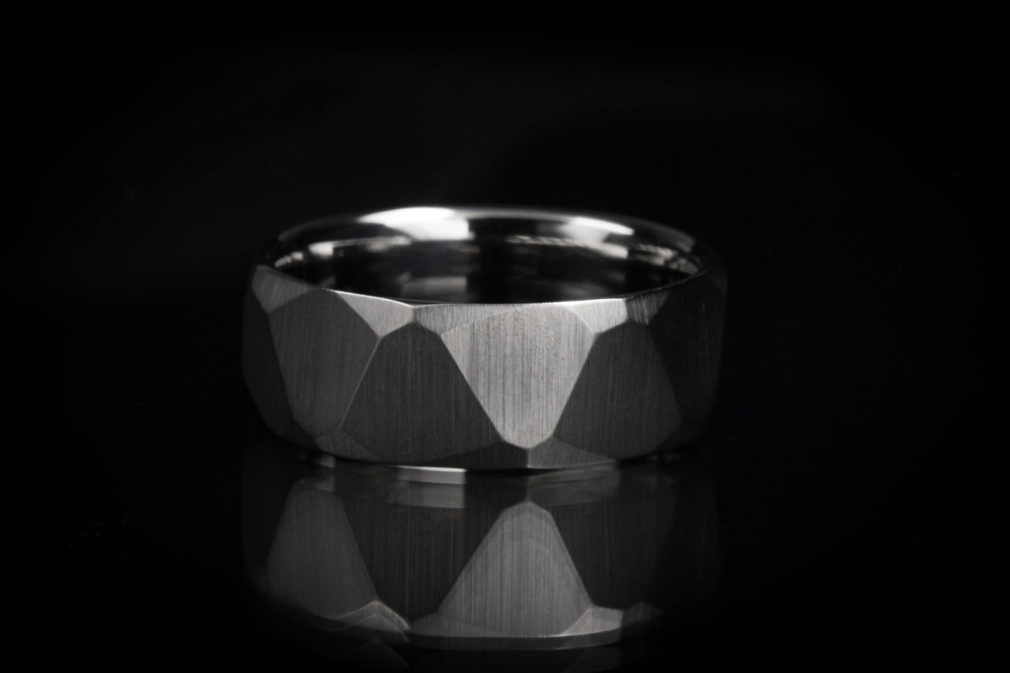 The Ghent Obsidian Titanium Rings