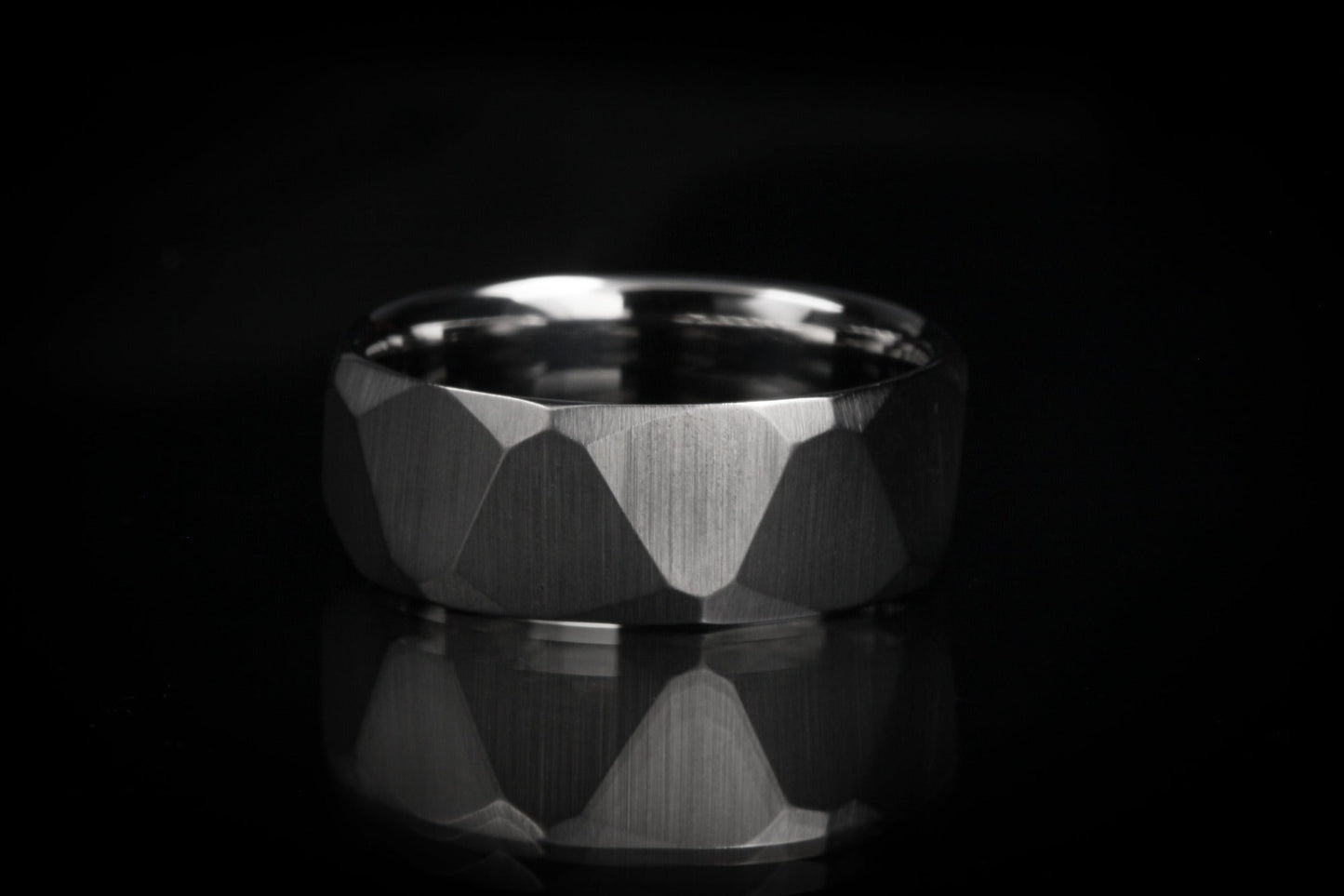 The Ghent Obsidian Titanium Rings 