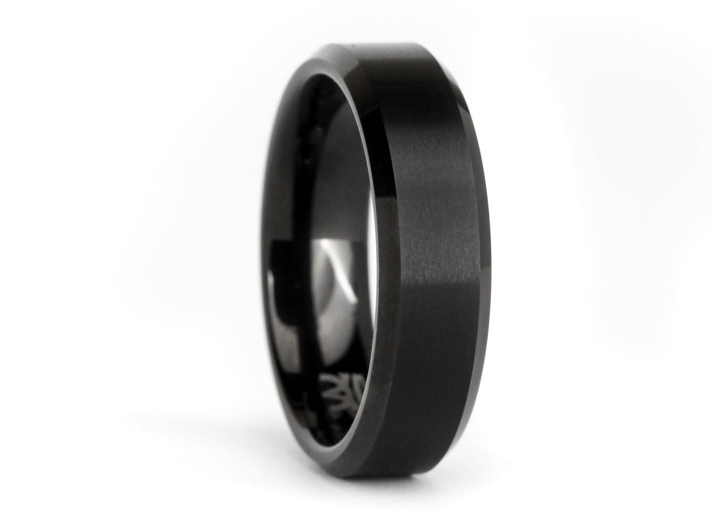 The Hopkins Black Tungsten Ring Rings 