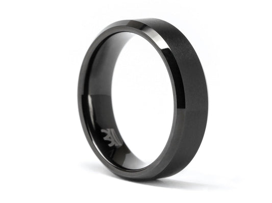 The Hopkins Black Tungsten Ring Rings