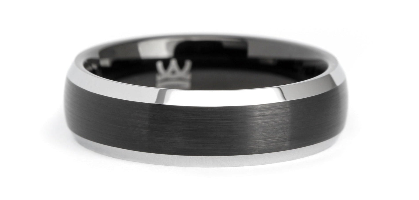 The Navarro Tungsten Two-Tone Ring Rings 