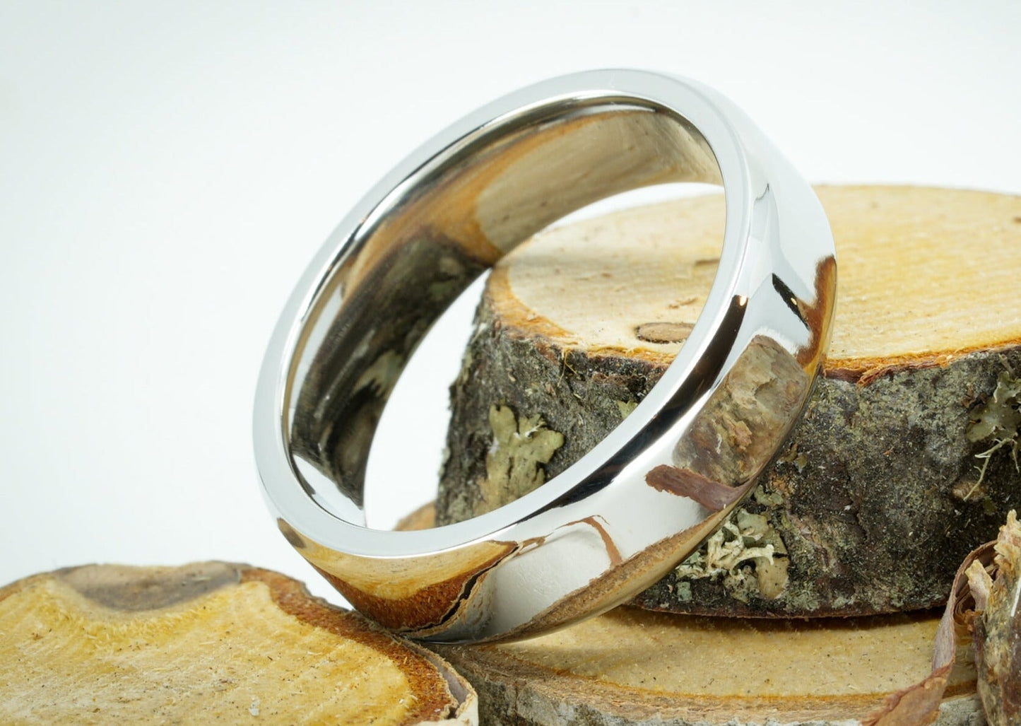 The Owens Beveled Cobalt Ring Rings