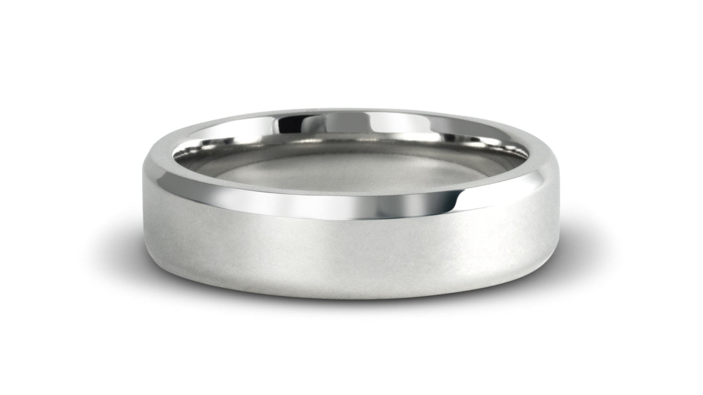 The Owens Beveled Cobalt Ring Rings