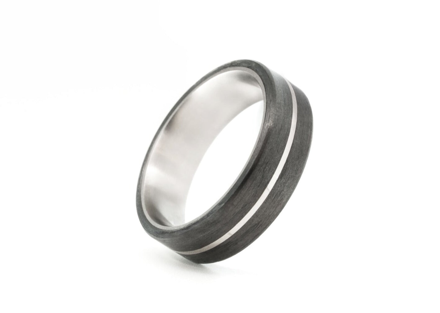 The Wyndom Carbon & Titanium Ring Rings