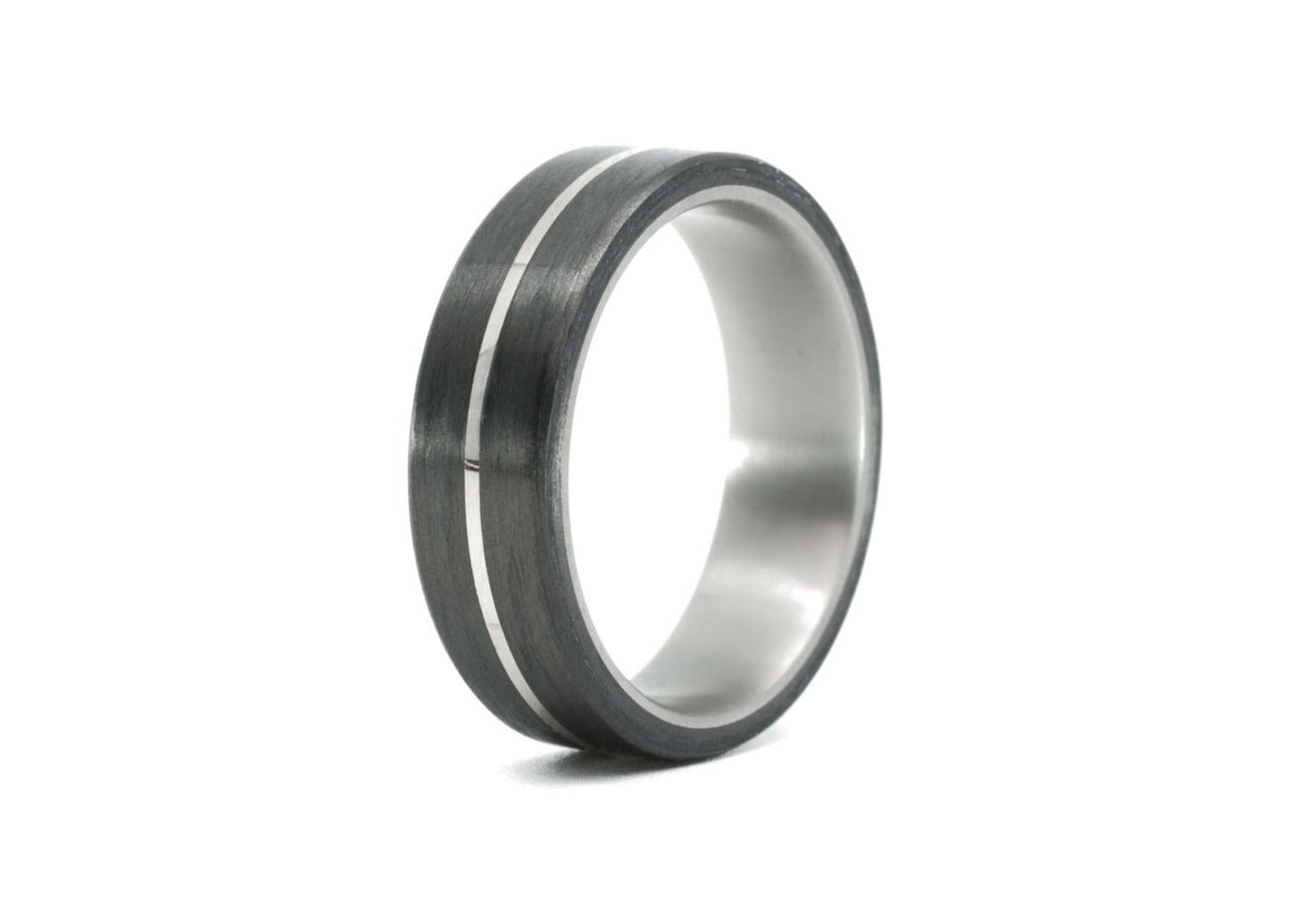 The Wyndom Carbon & Titanium Ring Rings