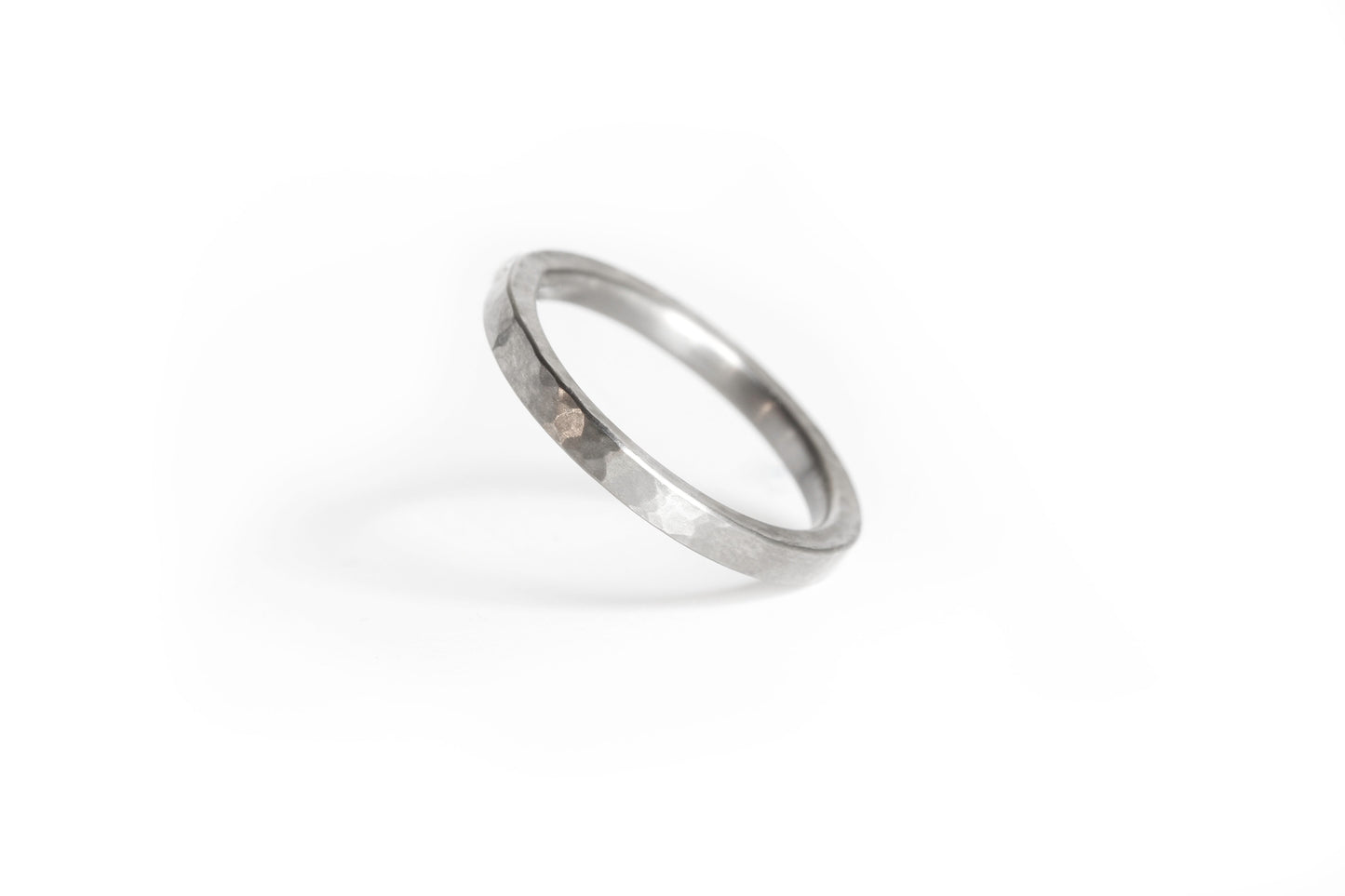 Titanium "Cornell" Couples Ring Set Rings