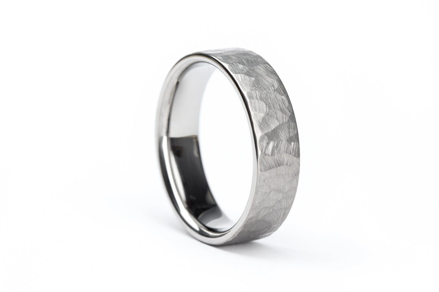 Titanium "Cornell" Couples Ring Set Rings