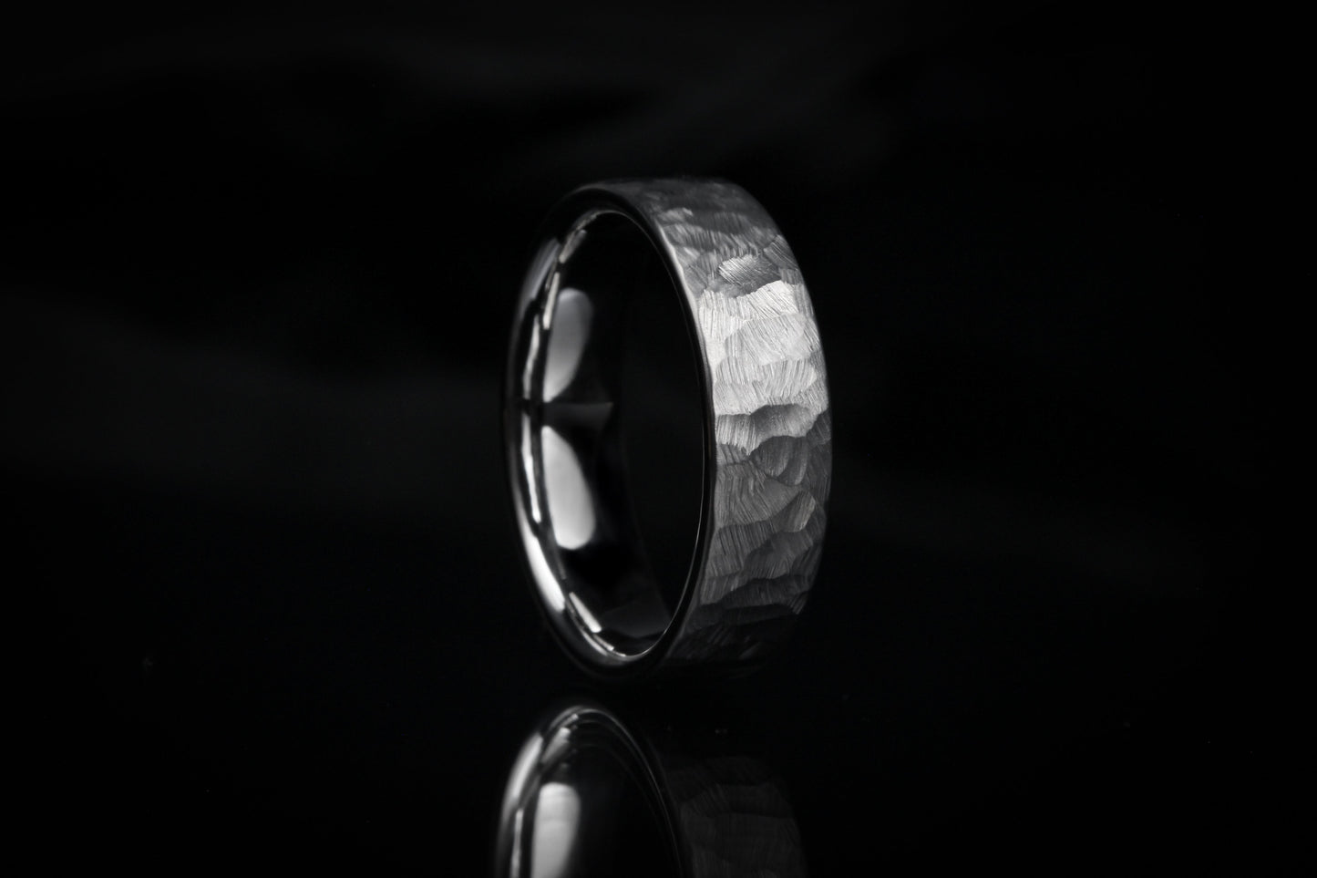 Titanium "Cornell" Couples Ring Set Rings 