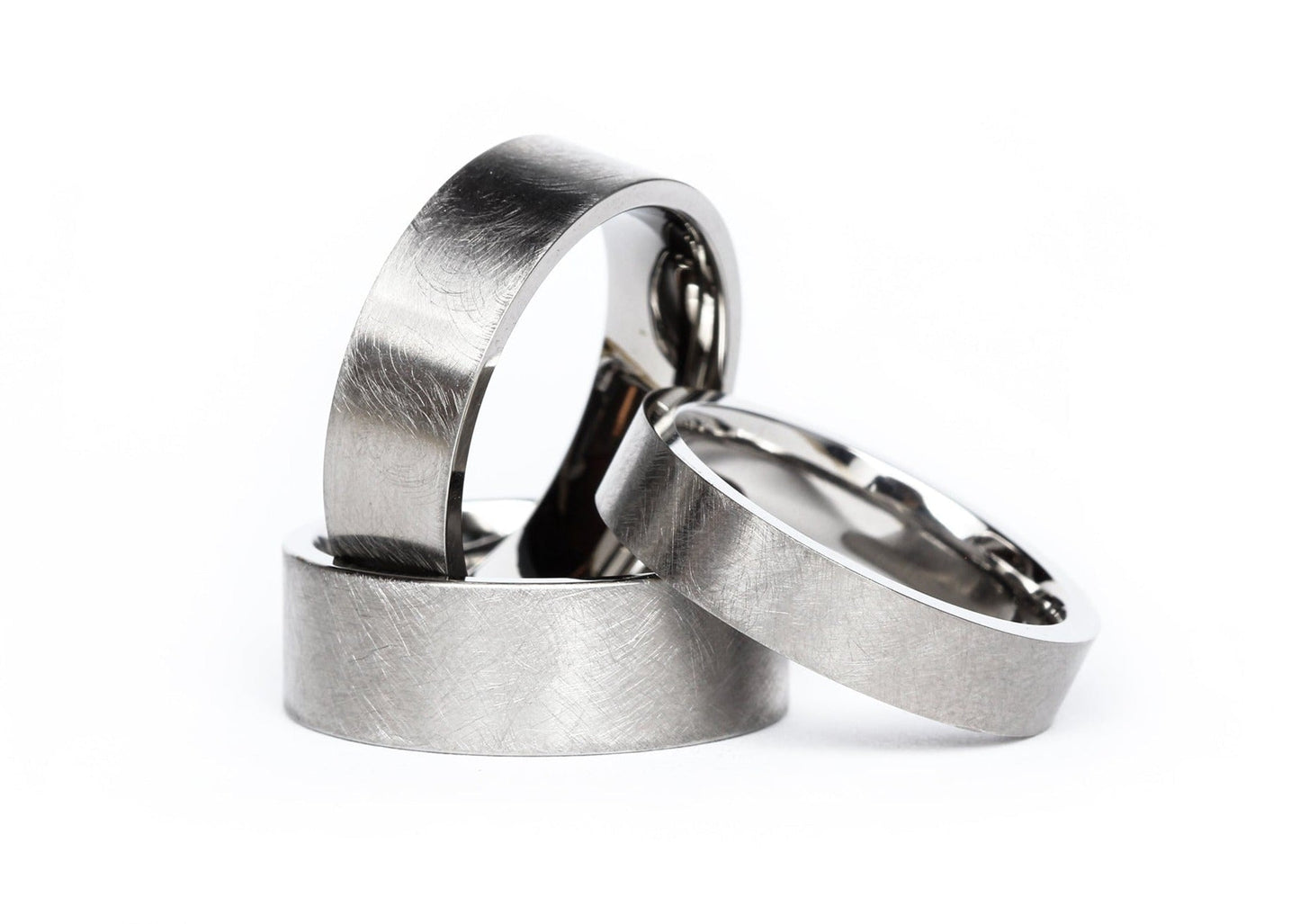 "Brüns" Etched Titanium Ring Rings 