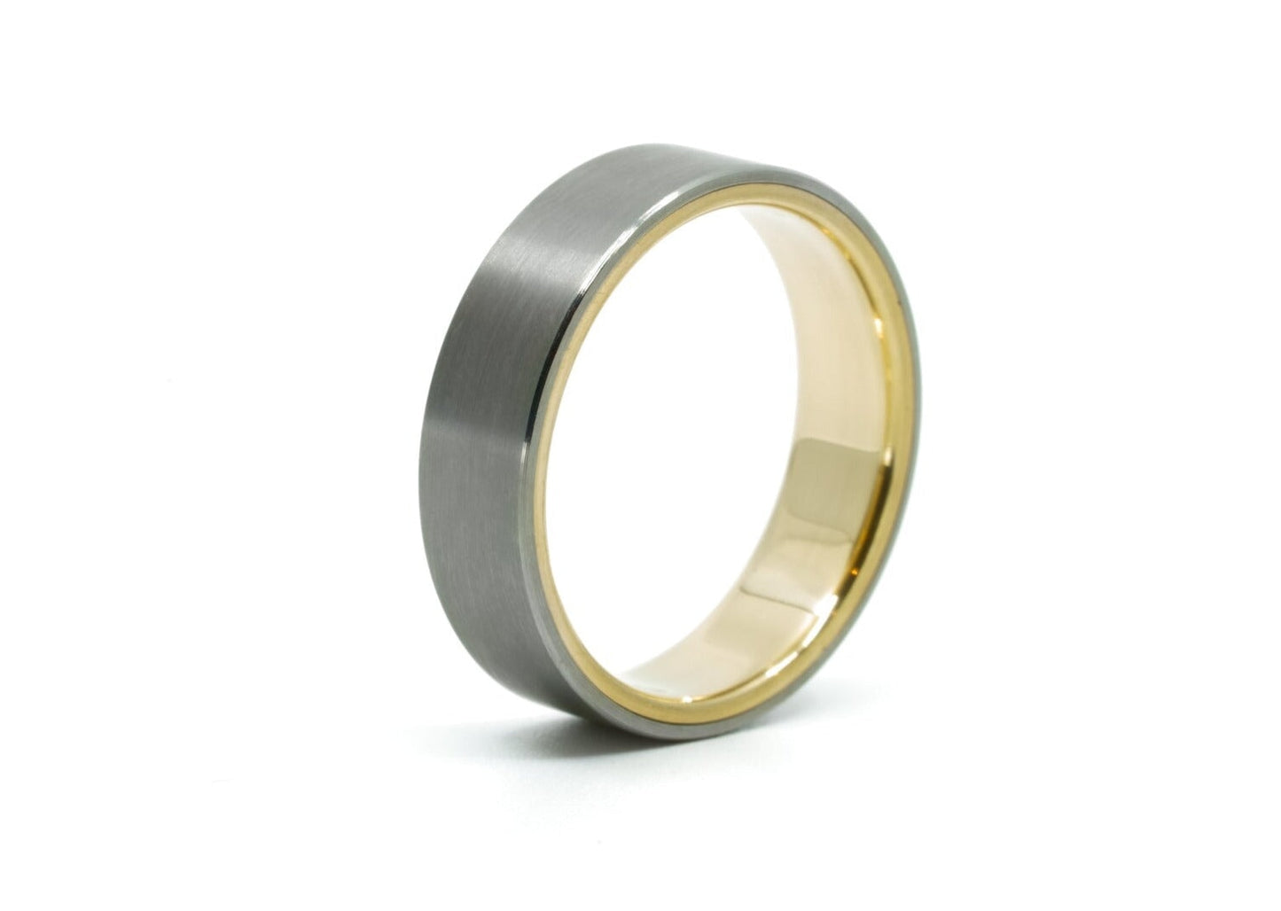 X235 Custom Ring: Black Tungsten Charles x 14k