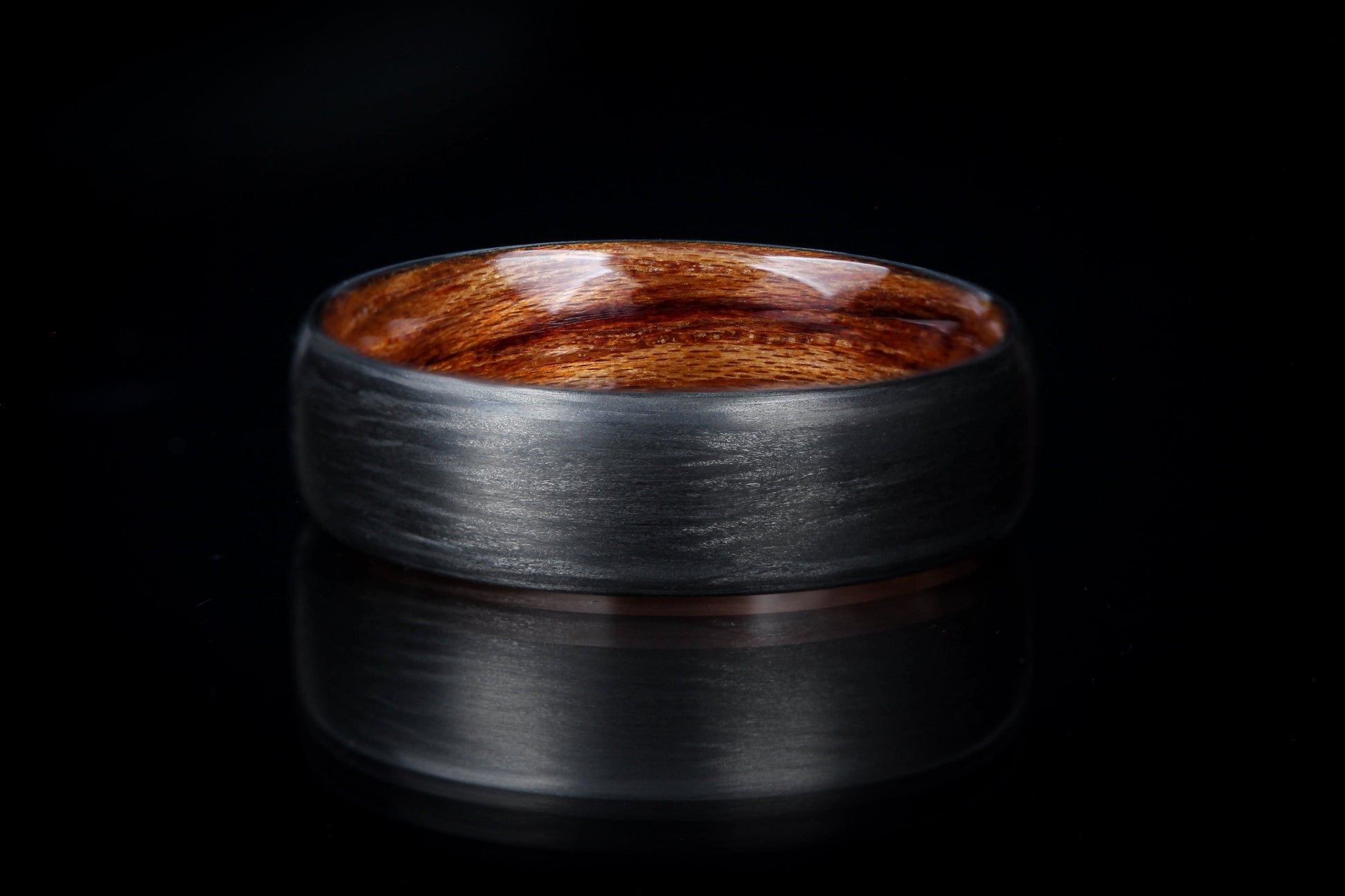 Custom "Utzon" Carbon x Wood Ring SCSTM 