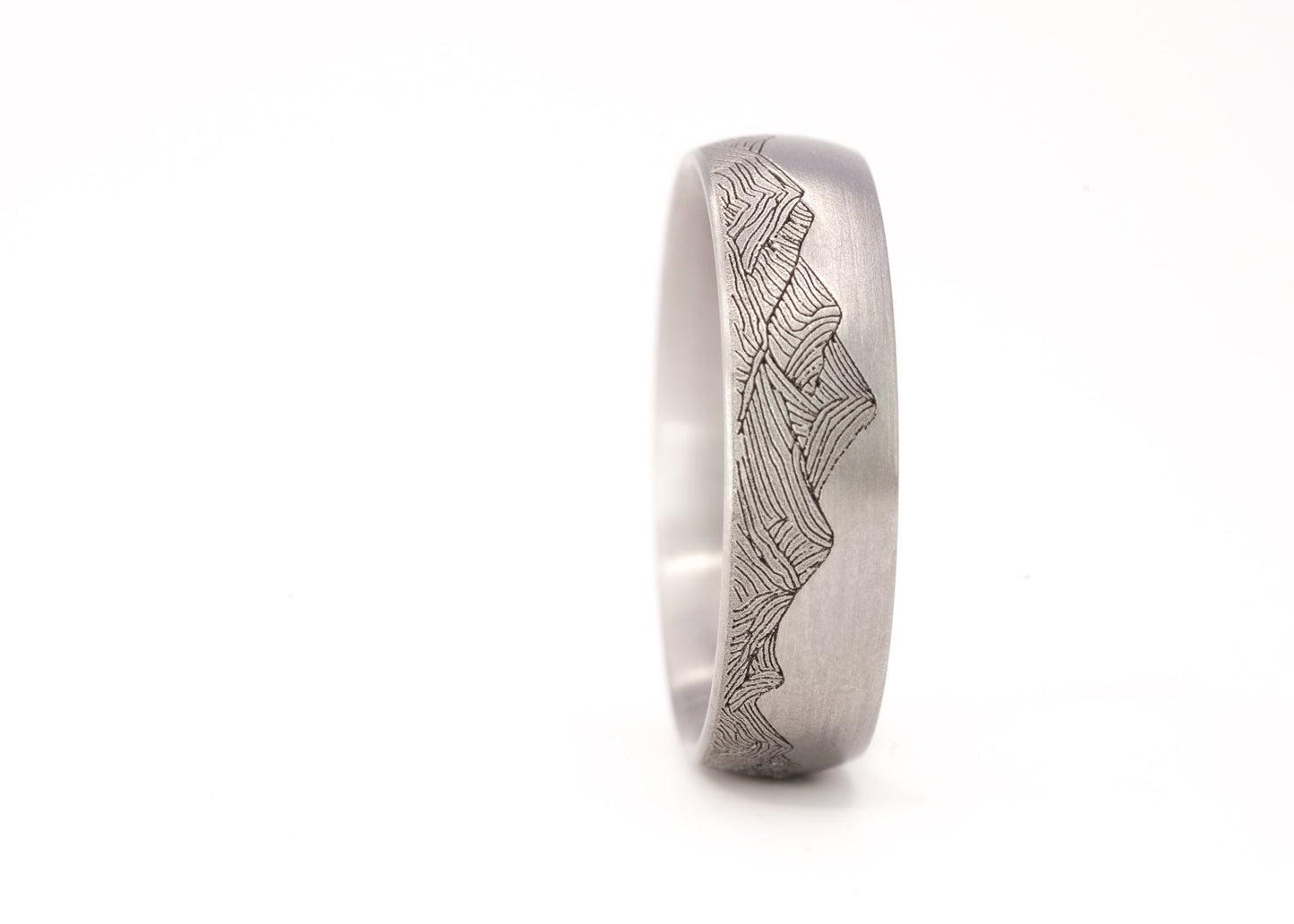 The 'Katsura' Titanium Mountain Ring