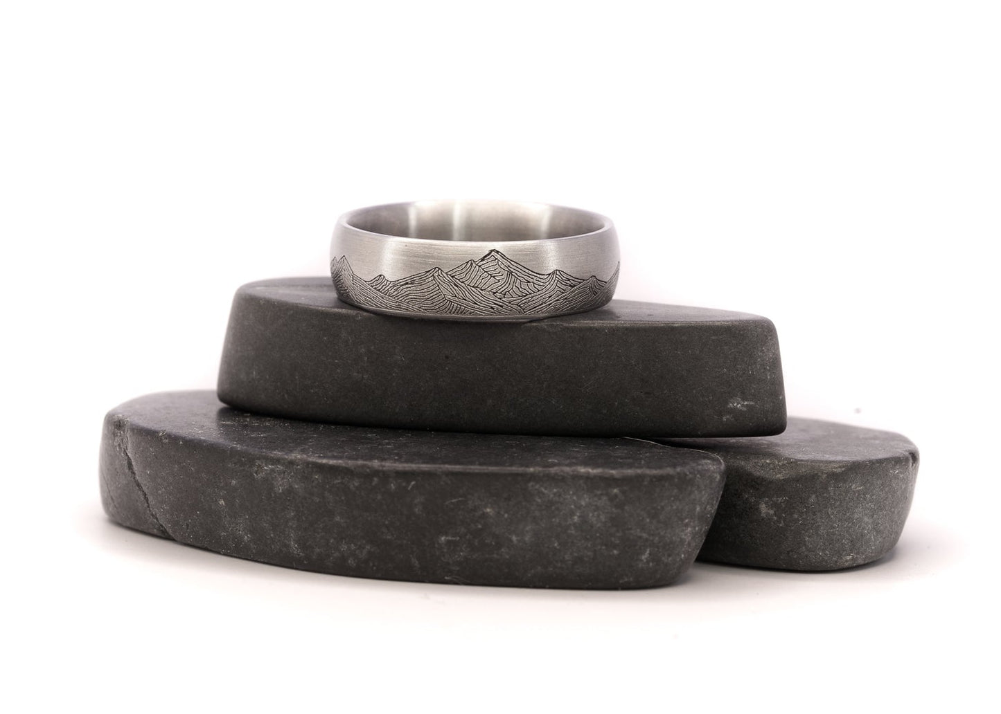 The 'Katsura' Titanium Mountain Ring