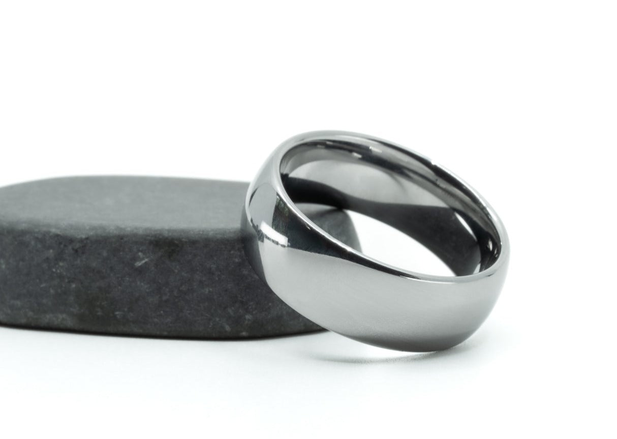 The "Lundby" Domed Tungsten Ring