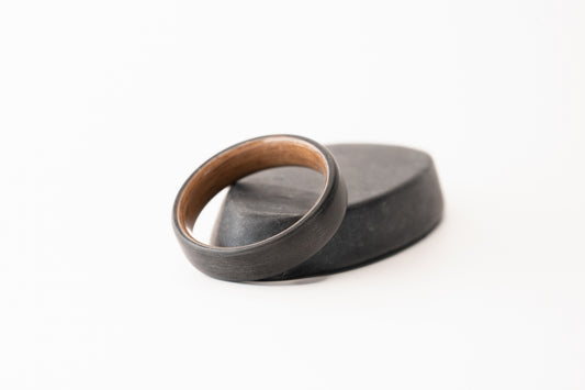 Size 11.0 Closeout Ring: "Utzon" Carbon x Bentwood