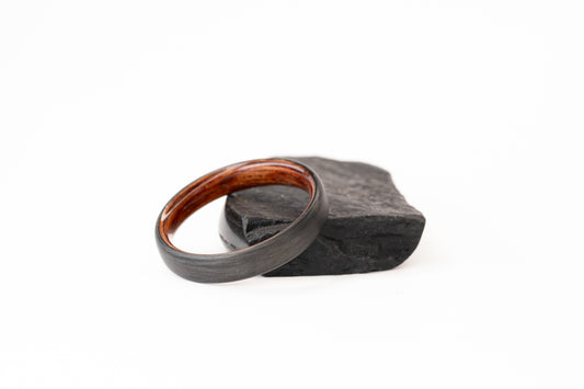 Size 8.5 Closeout Ring: "Utzon" Carbon x Rosewood