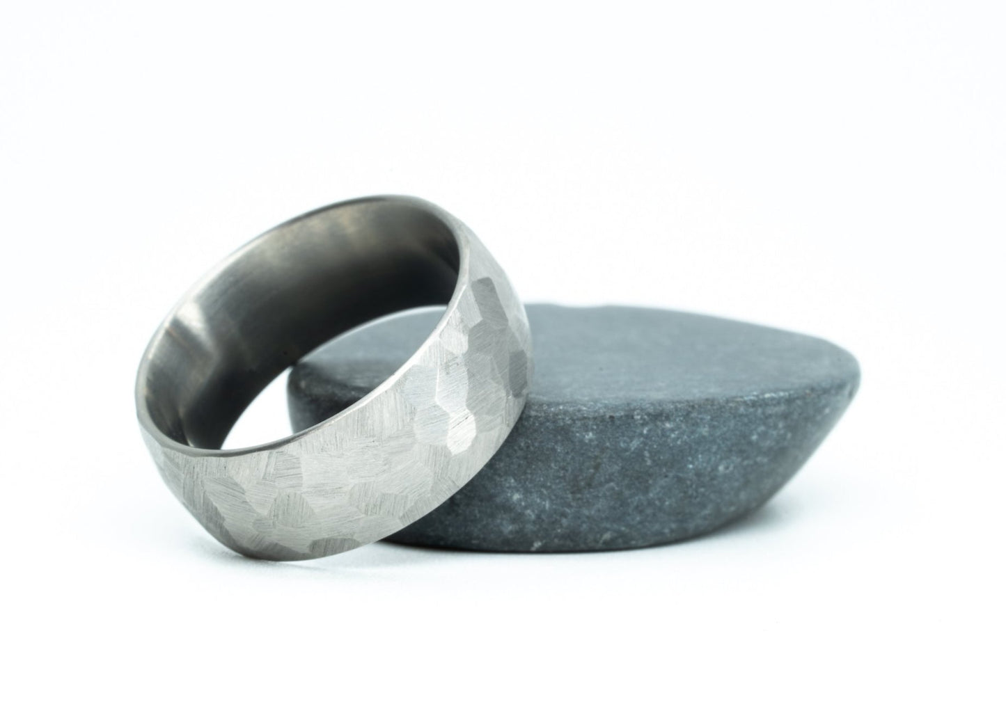 Size 9.0 Closeout Ring: 8mm "Charles" Titanium
