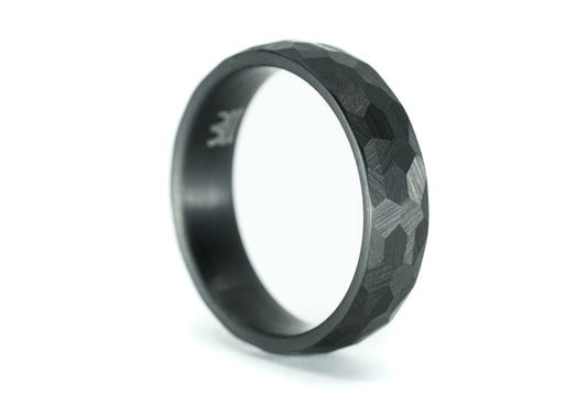 X235 Custom Ring: Black Tungsten Charles x 14k