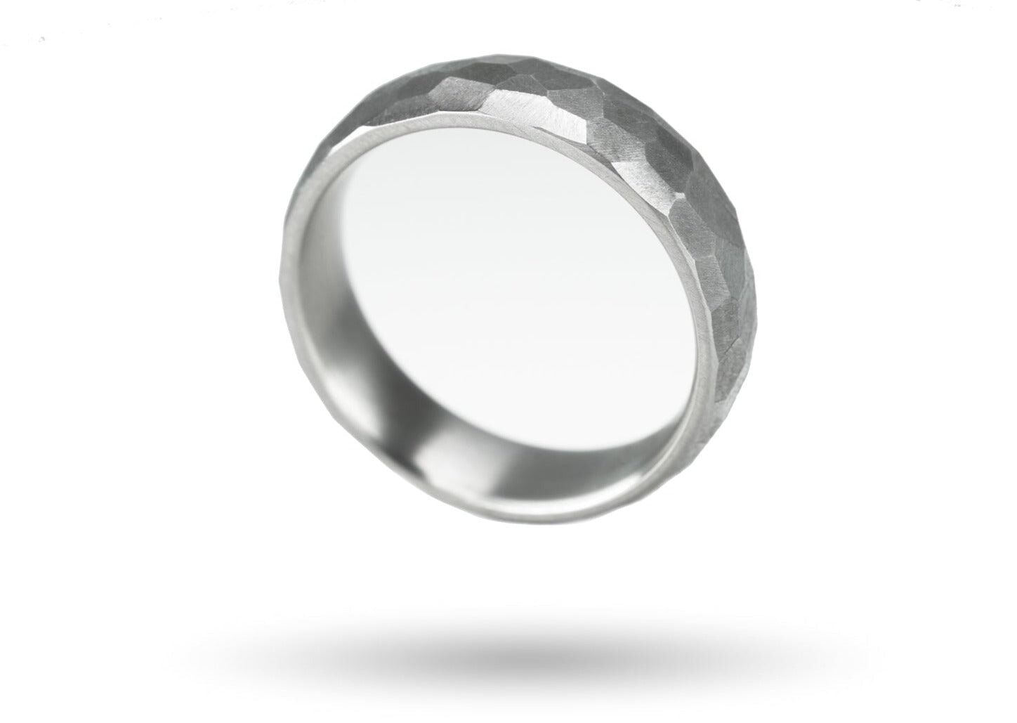 The Spartan | 4mm Men's Polished Titanium Wedding Band – Rustic and Main