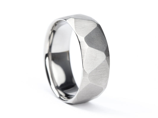 The Ghent Obsidian Titanium Rings 