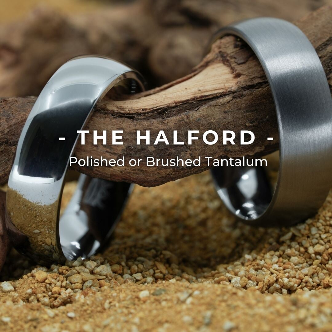 The Halford Tantalum Ring Rings 