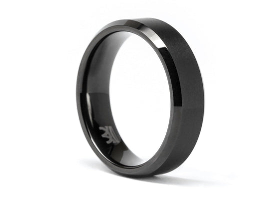 The Hopkins Black Tungsten Ring Rings 