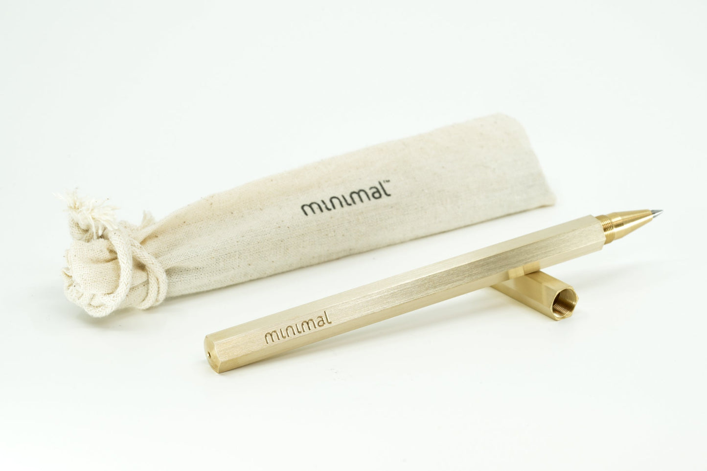 The 'Minimal' Hex Brass Pen Groomsman Gifts 