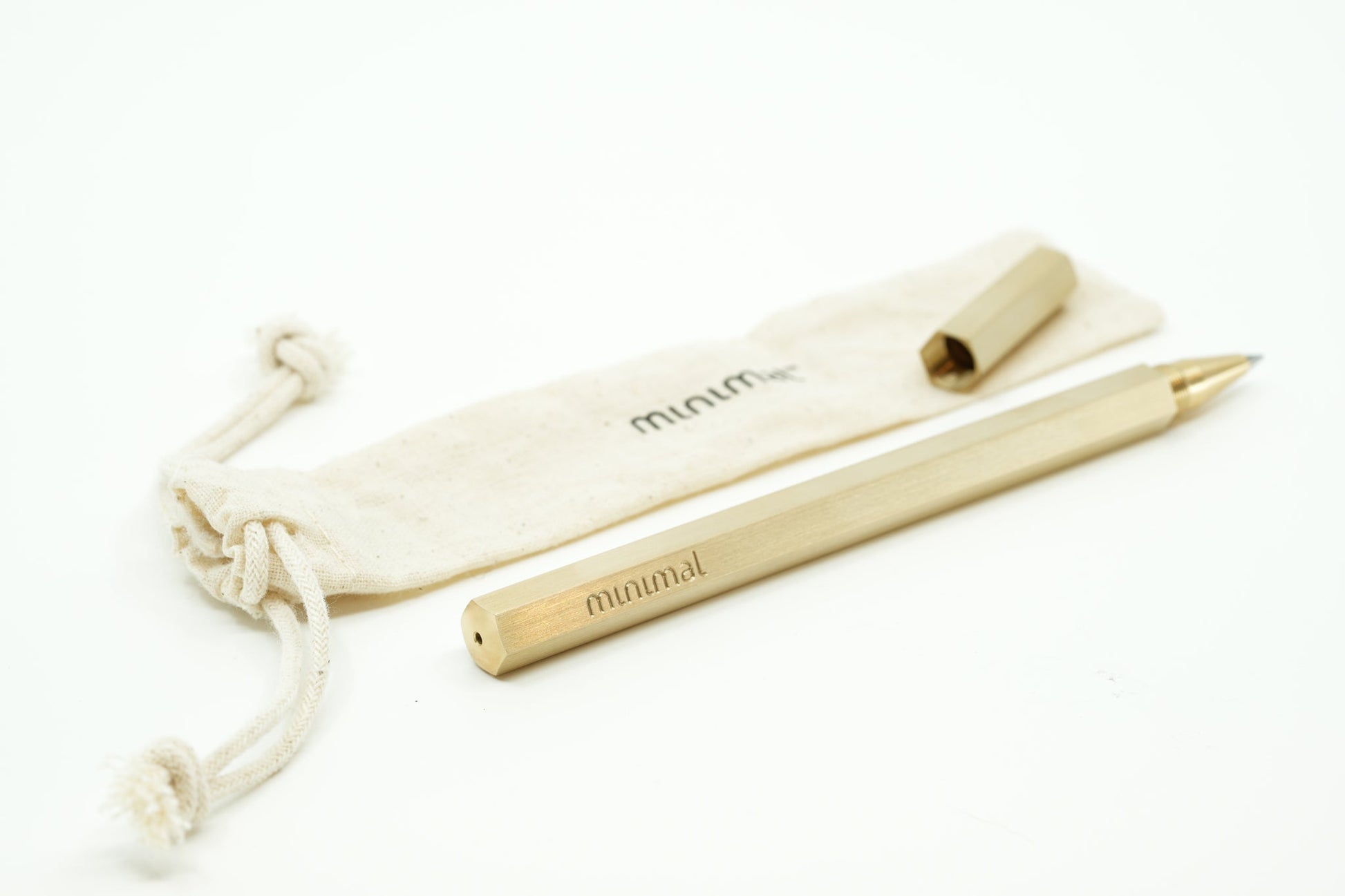 The 'Minimal' Hex Brass Pen Groomsman Gifts 