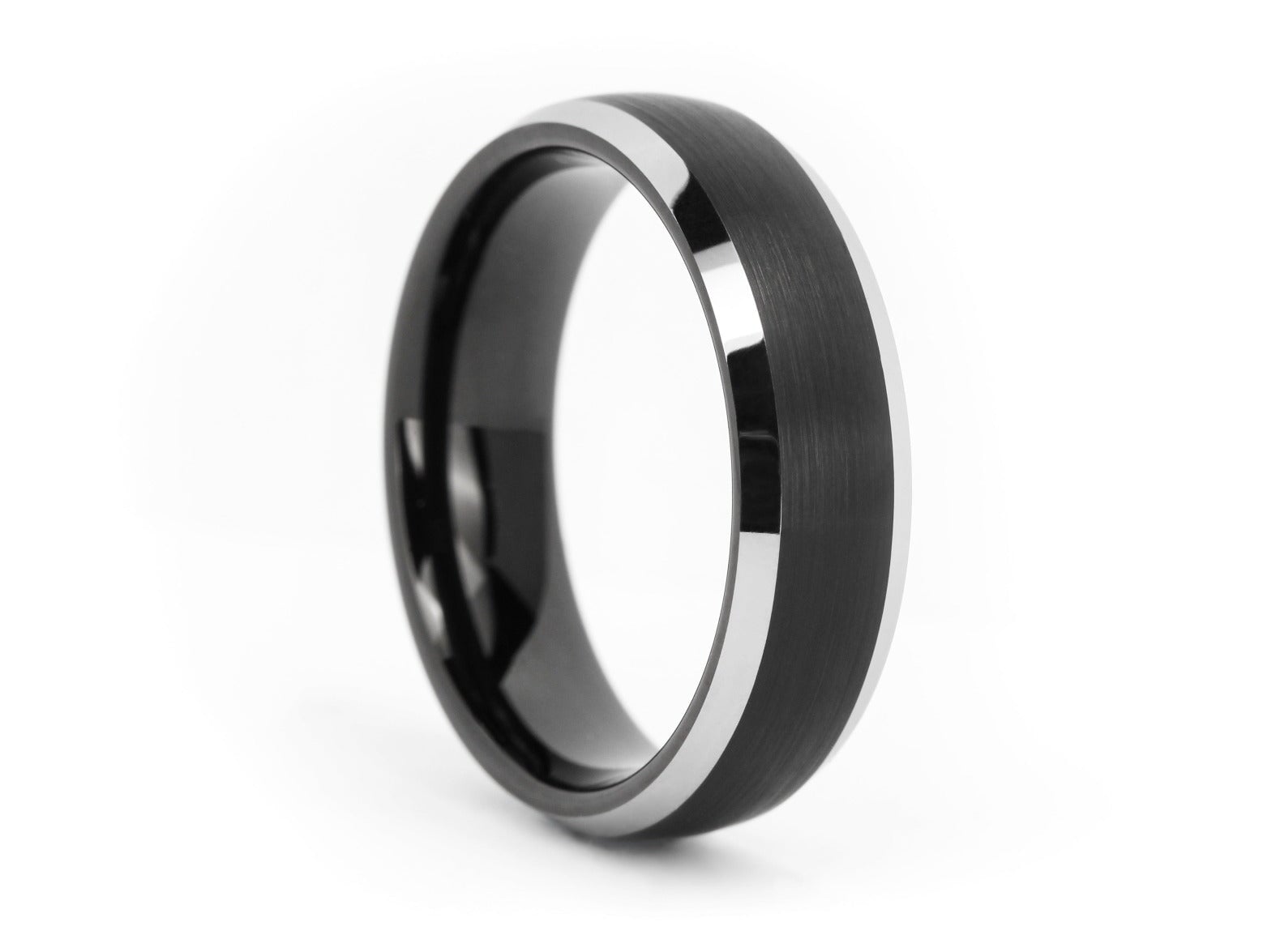 The Navarro Tungsten Two-Tone Ring Rings 