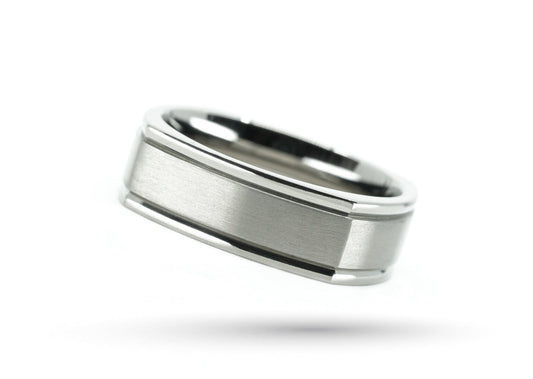 The Ralston Squared Titanium Ring Rings 