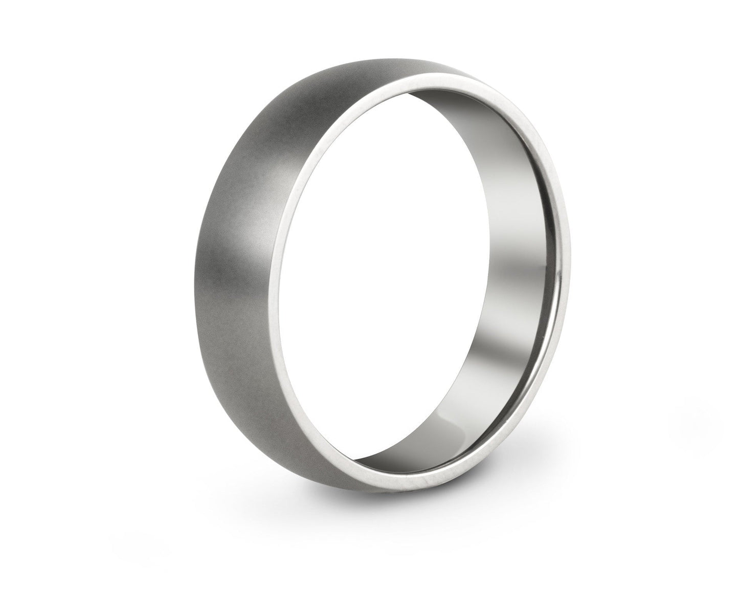 The Tillman Brushed Titanium Ring Rings 