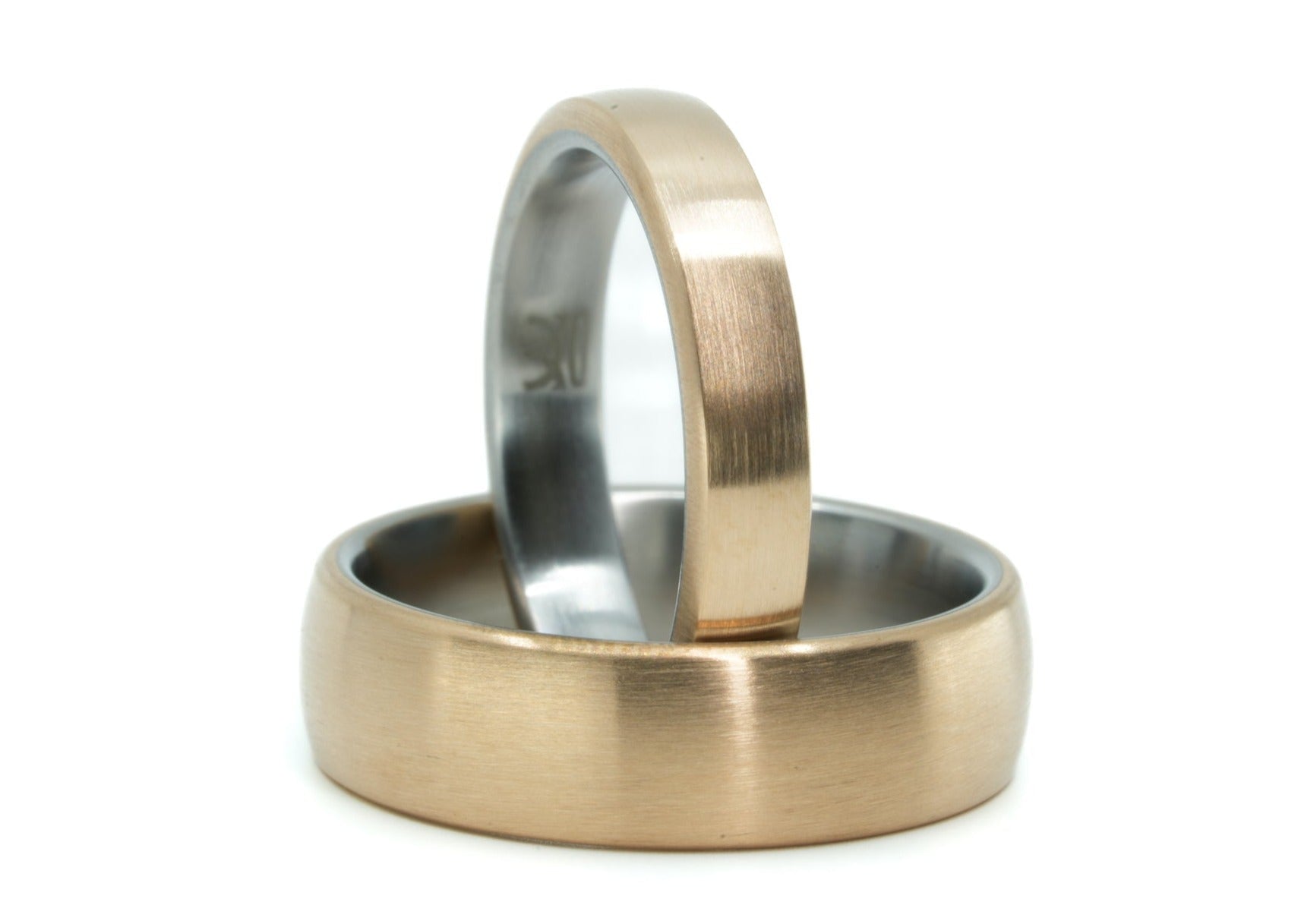 The Wilde Bronze x Titanium Rings 