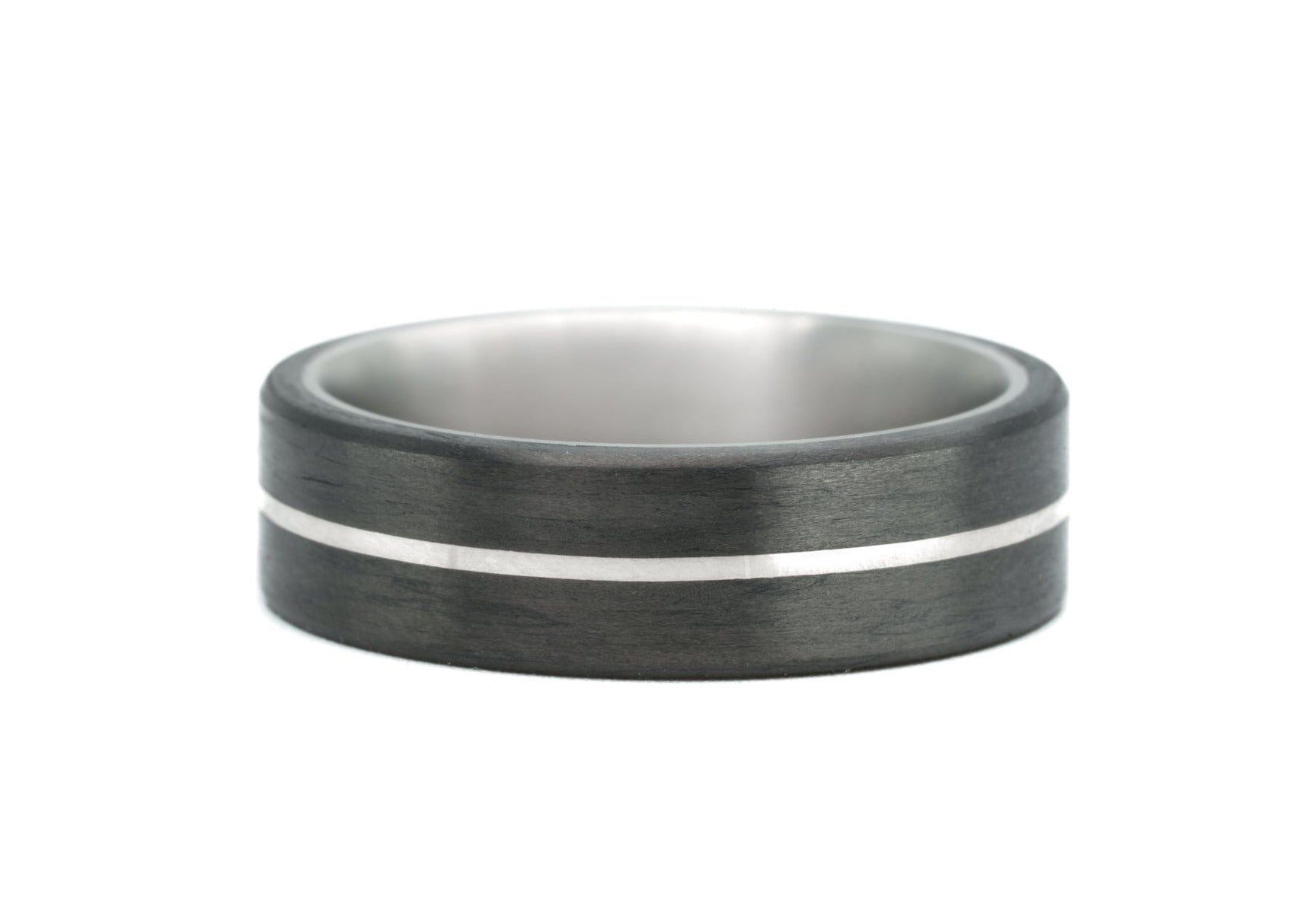 The Wyndom Carbon & Titanium Ring Rings 