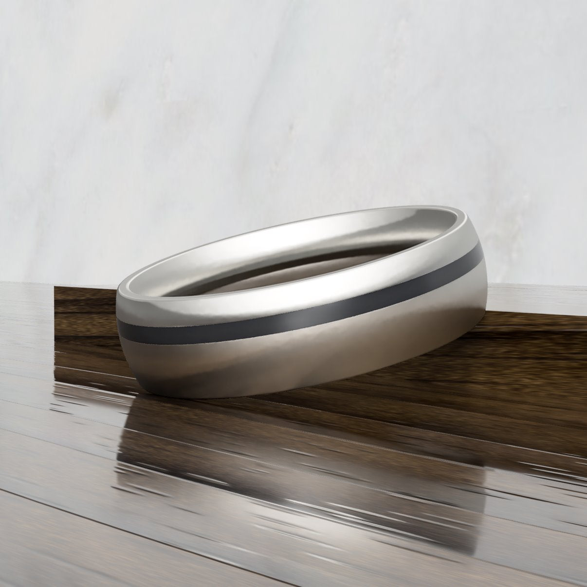 X238 Støberi Custom Ring: Domed 'Eero' 14kRG